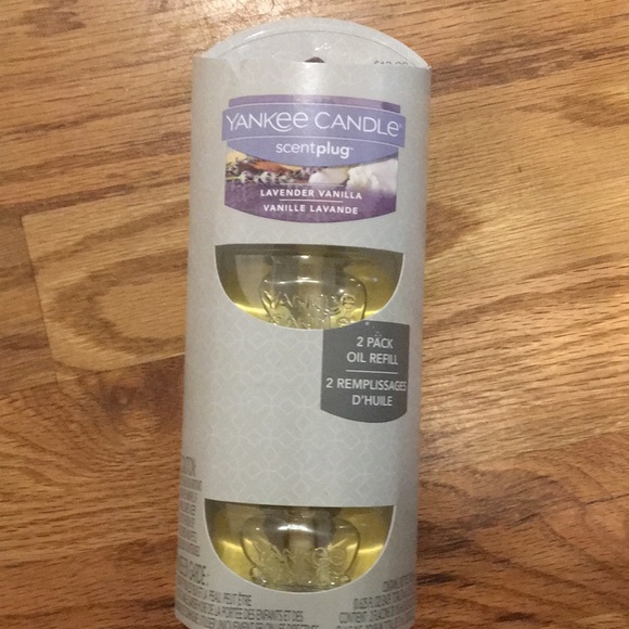 Yankee candle scent plug lavender vanilla to pack oil